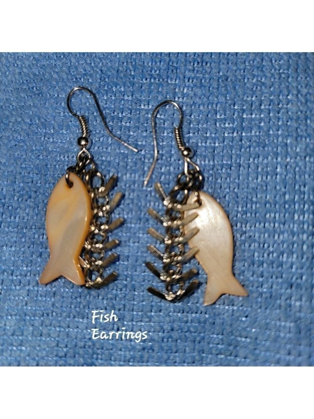 Fish Earrings Shellfish Design #E5